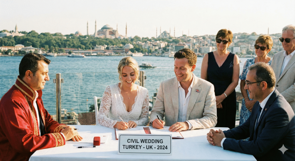 Civil Wedding Turkey from UK